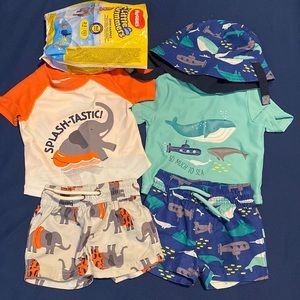 Just One You made by Carter’s swim bundle 3M
